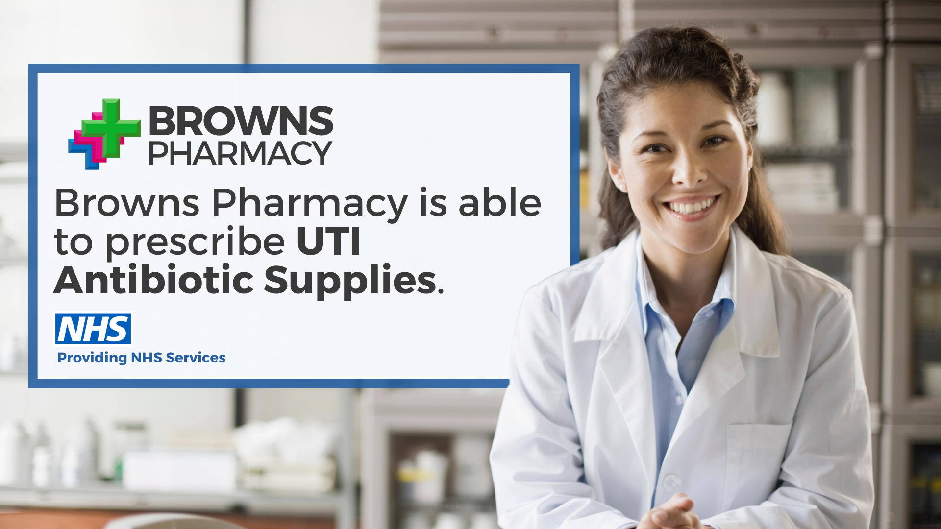Browns Pharmacy UTI service booking