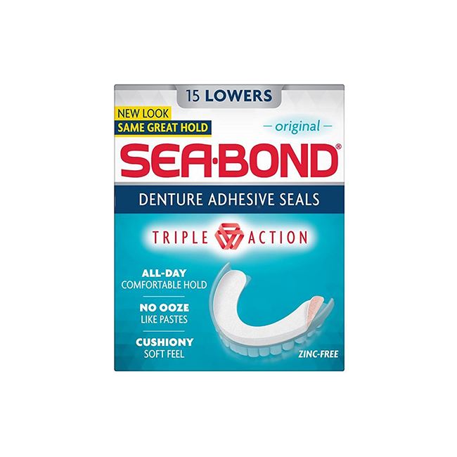 Seabond Denture Fixative Seals Lowers 15
