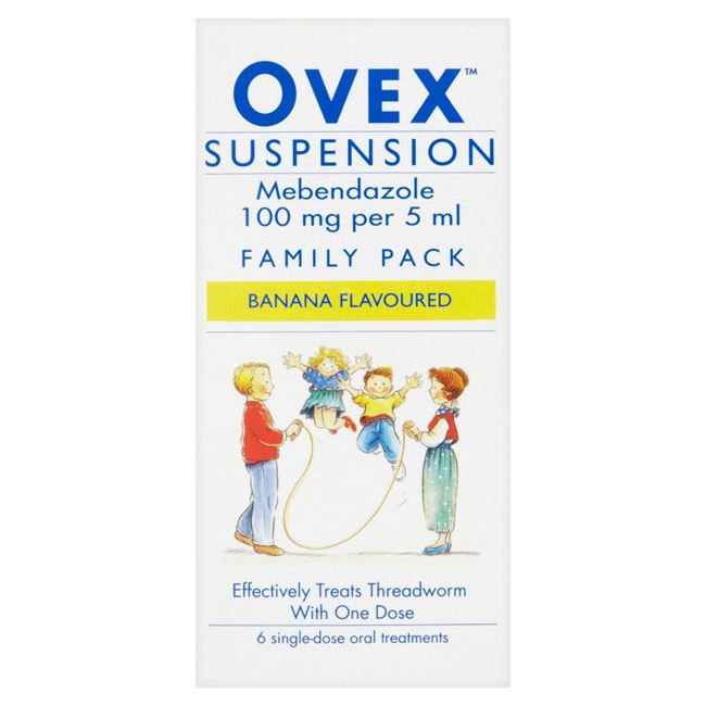 Ovex 100mg/5ml Oral Suspension 30ml