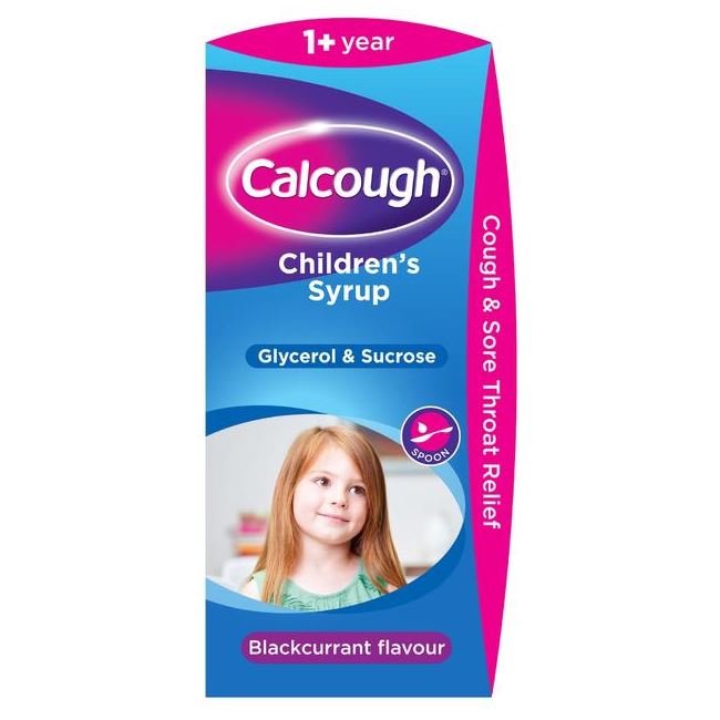 Calcough Children's Syrup 1+ Year Blackcurrant Flavour 125ml
