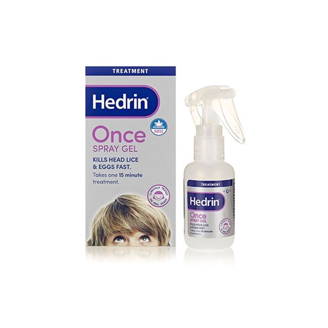 Hedrin Once Spray Gel