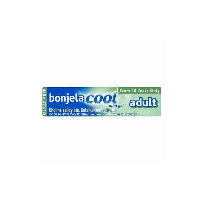 Bonjela Cool Mint Gel  (cetalkonium chloride, choline salicylate) gel 15g