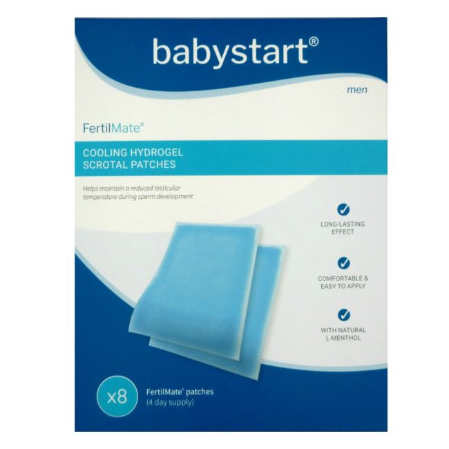 Babystart Fertilmate Cooling Hydrogel Scrotal Patches