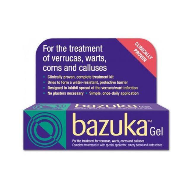 Bazuka (salicylic acid, lactic acid) 26% w/w Gel 5g