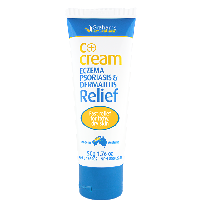 Grahams C + Cream for eczema, psoriasis & dermatitis relief