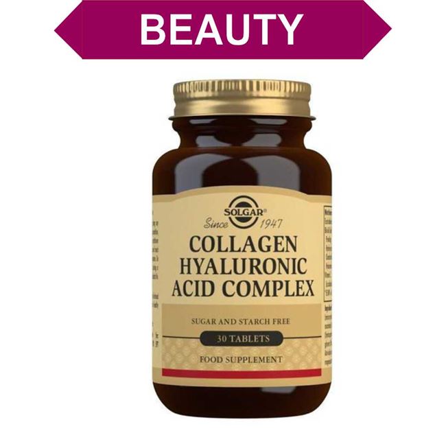 Solgar Collagen Hyaluronic Acid Complex Tablets 30