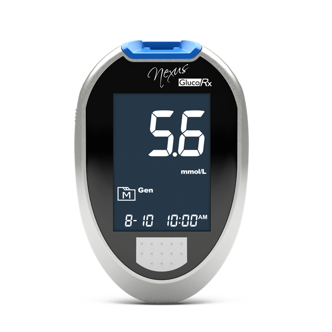 GlucoRx Nexus Blood Glucose Monitor