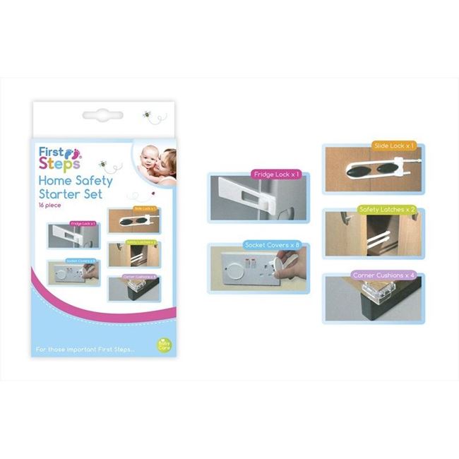 First Steps 16 Piece Starter Home Safety Kit