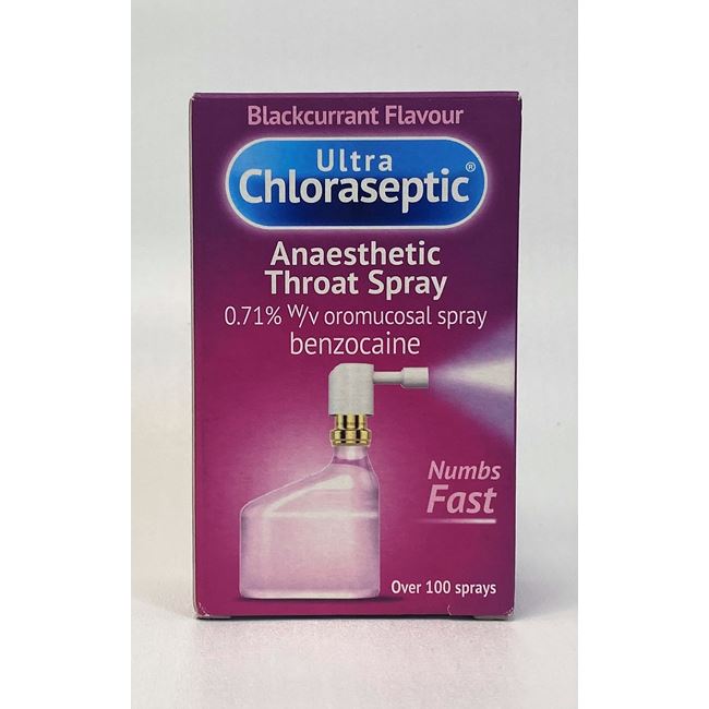 Ultra Chloraseptic Blackcurrant 0.71 w/v Throat Spray 15ml