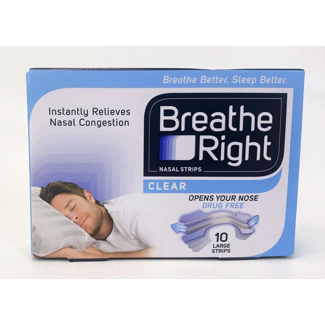 Breathe Right Nasal Strips 10