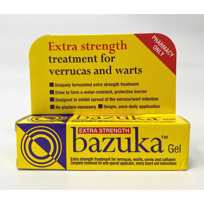Bazuka Extra Strength (salicylic acid) 26% w/w Gel 5g