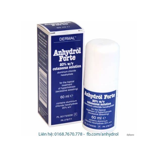 Anhydrol Forte 20% Antiperspirant Solution 60ml