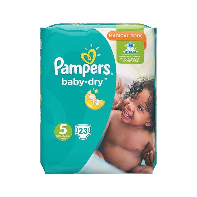 Pampers Baby-Dry Junior Size 5 (11-25kg) 23