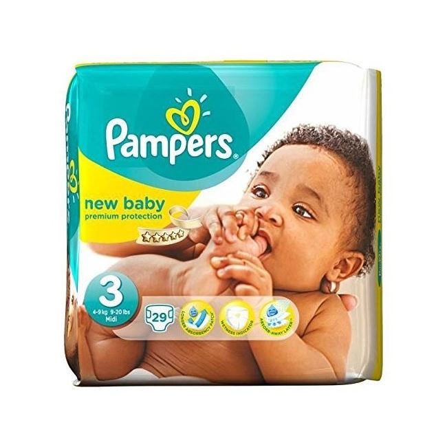 Pampers New Baby Mid Size 3 (4-9kg) 29