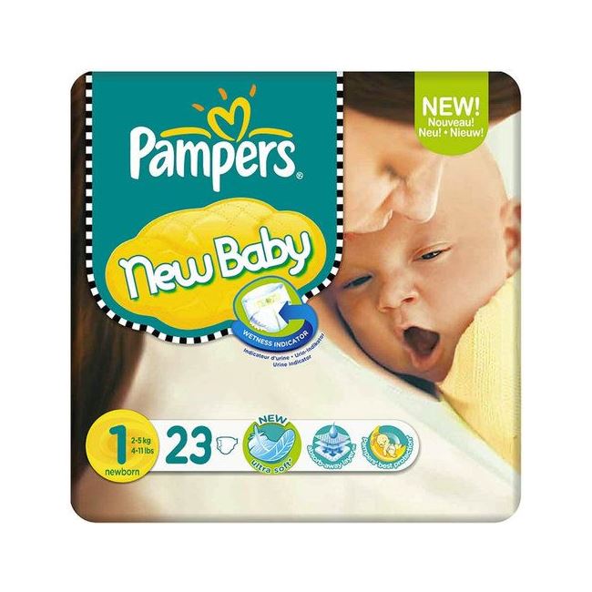 Pampers New Baby Newborn Size 1 (2-5kg) 23