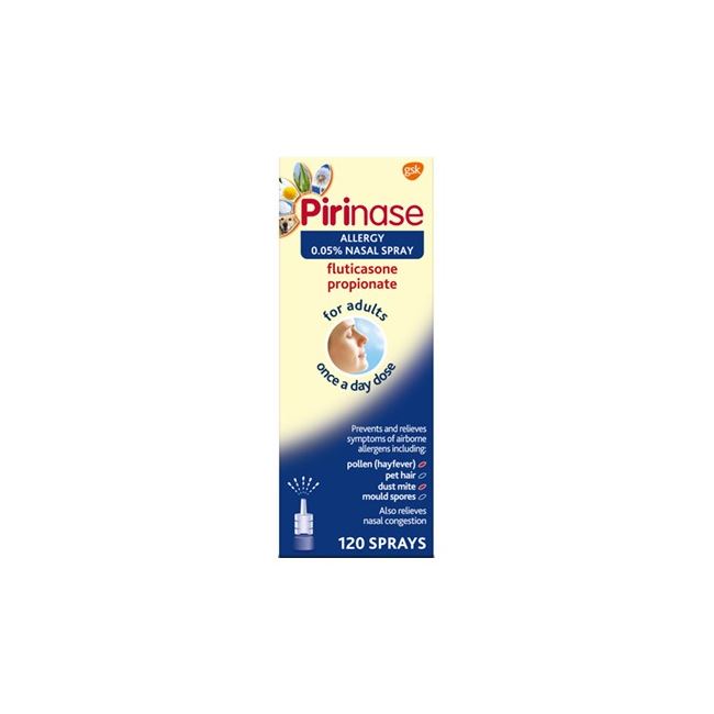 Pirinase Allergy 0.05% Nasal Spray