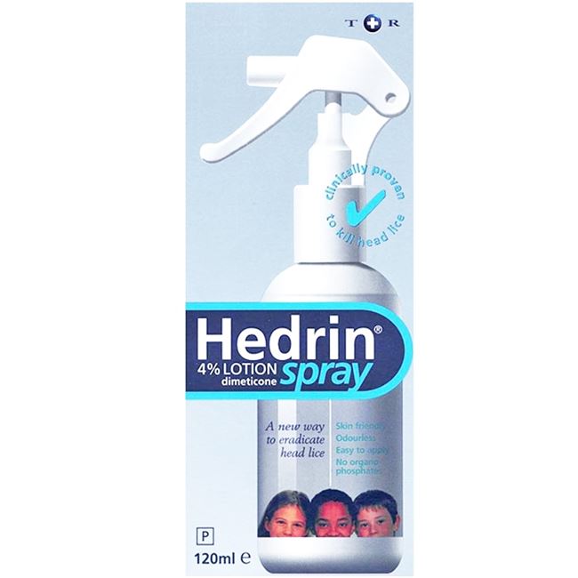 Hedrin 4% Spray 120ml
