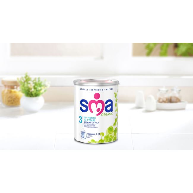 SMA Organic Growing Up Milk 1 - 3 years 800g