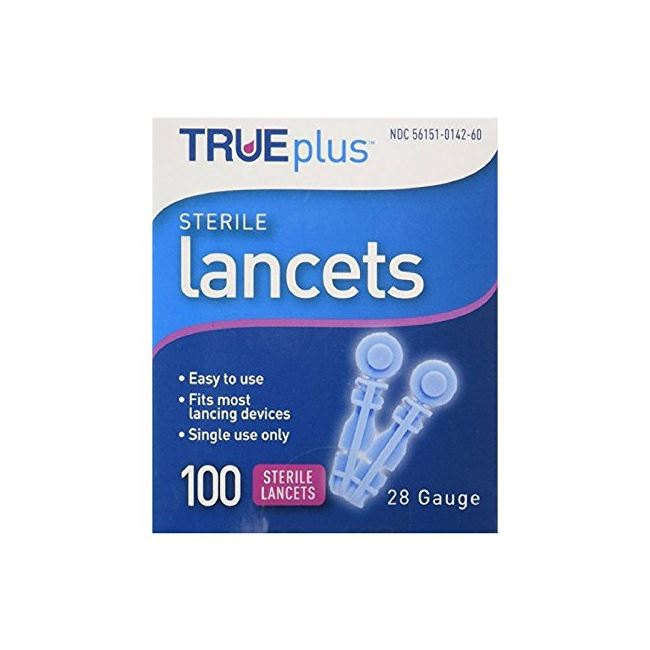 Trueplus Sterile Lancets 28G 100