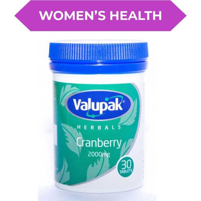 Valupak Herbal Cranberry Tablets