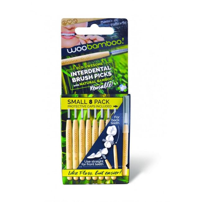 Woo Bamboo Interdental Brush Picks Small (8)