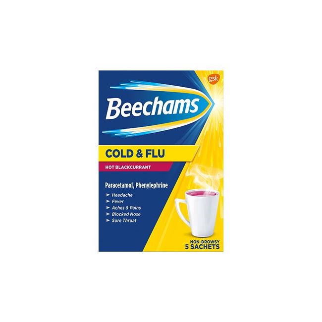 Beechams Cold & Flu Sachets for Oral Solution 5