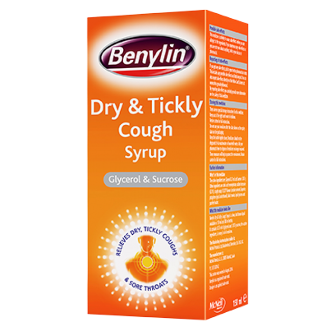 Benylin Dry & Tickly Cough Syrup 150ml