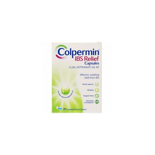 Colpermin (peppermint oil) capsules 20