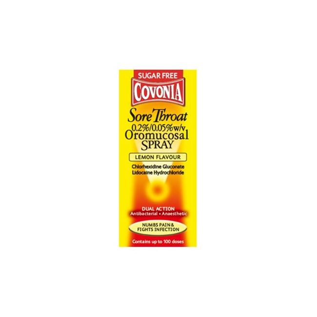 Sore Throat Oromucosal Spray Lemon