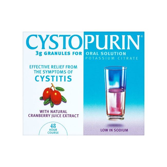 Cystopurin (Potassium Citrate) 3g Granules for oral solution 6 sachets