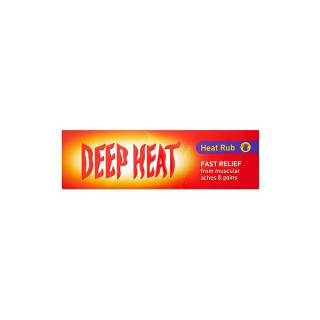 Deep Heat (menthol, eucalyptus, methyl salicylate, turpentine oil) heat rub 100g