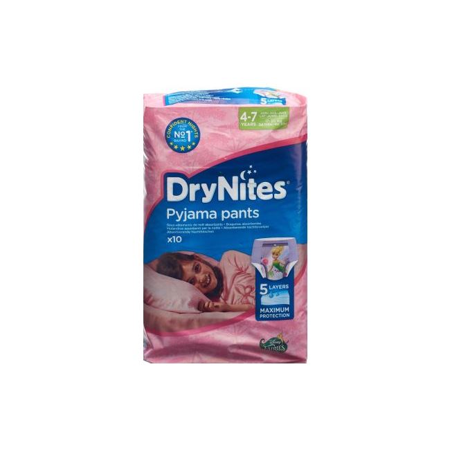 Huggies DryNites Girl 4-7 years 10