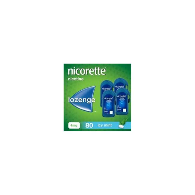 Nicorette 4mg cools Icy Mint 80 Lozenges