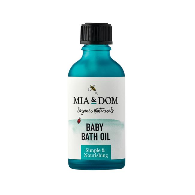 Mia & Dom Organic Bath Oil 50ml