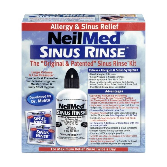 NeilMed SINUS RINSE Saline Nasal Kit