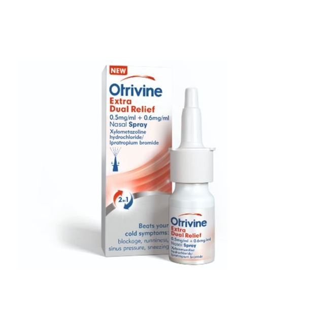 Otrivine Extra Dual Relief Nasal Spray 10ml