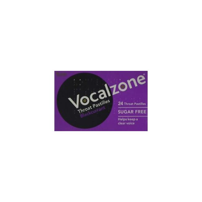 Vocalzone Pastilles Blackcurrant 24