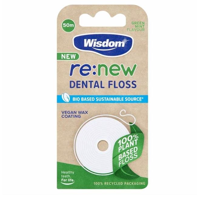 Re:New Green Mint Flavour Dental Floss