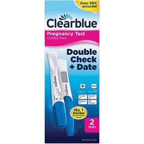 Clearblue Double Check & Date Combo Pack Pregnancy Test (2)