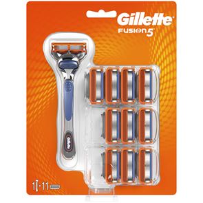 Gillette Fusion 5 Razor with 11 Replacement Blades
