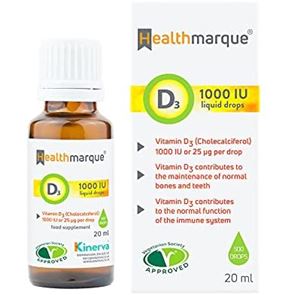 Healthmarque D3 1000IU Liquid Drops 20ml