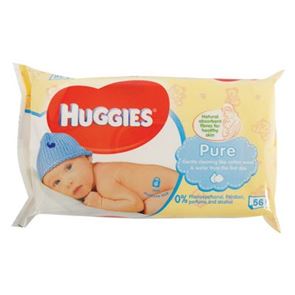 Huggies Baby Wipes Pure 56