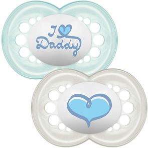 MAM Style 6+ Months Silicone Soother I Love Daddy (2)