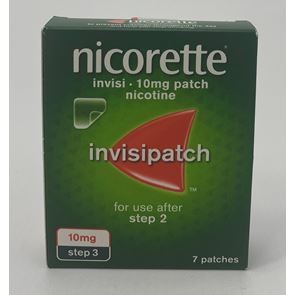 Nicorette Invsipatch 10mg Pack Of 7 Patches
