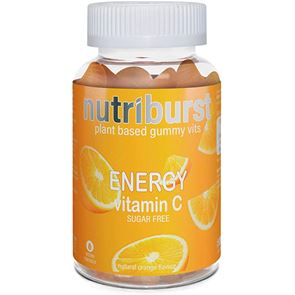 Nutriburst Energy Orange Flavoured 60 Gummy Vitamins