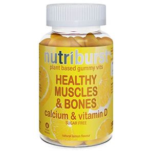 Nutriburst Healthy Muscle & Bones Lemon Flavoured 60 Gummy Vitamins