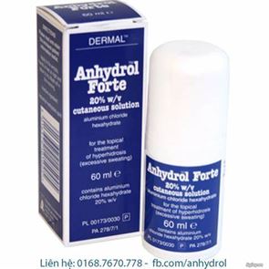 Anhydrol Forte 20% Antiperspirant Solution 60ml
