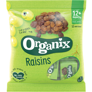 Organix Raisin Fruit Snack Boxes