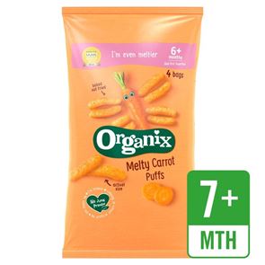 Organix Melty Carrot Puffs 20g