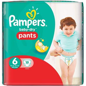 Pampers Baby-Dry XL Size 6 (16+kg) 19